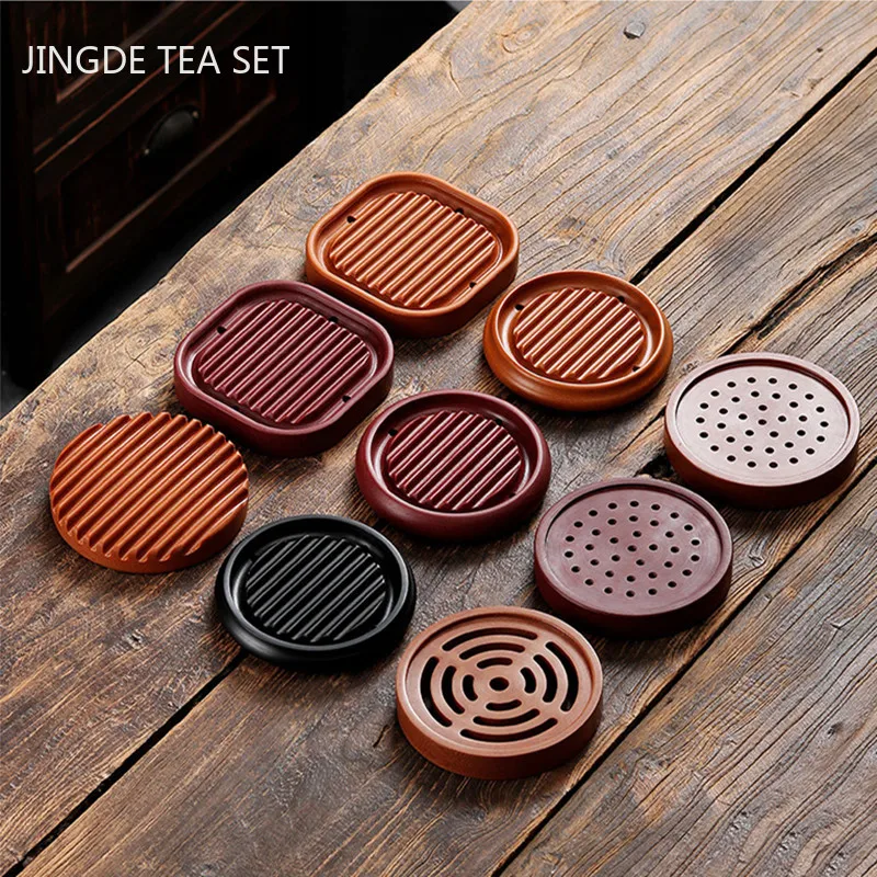 1Pc Bakelite Board Teacup Pad Placemats Decor Heat Resistant Coffee Coasters Square Teapot Drink Mat Kitchen Tea Sets Supplies