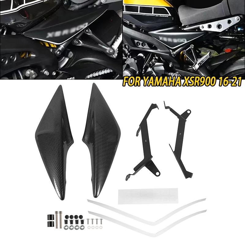 

Motorcycle Accessories Left Right Seat Side Panel Fairing Cover Frame Guard For Yamaha XSR900 XSR 900 2016-2021 2017 2018 2019