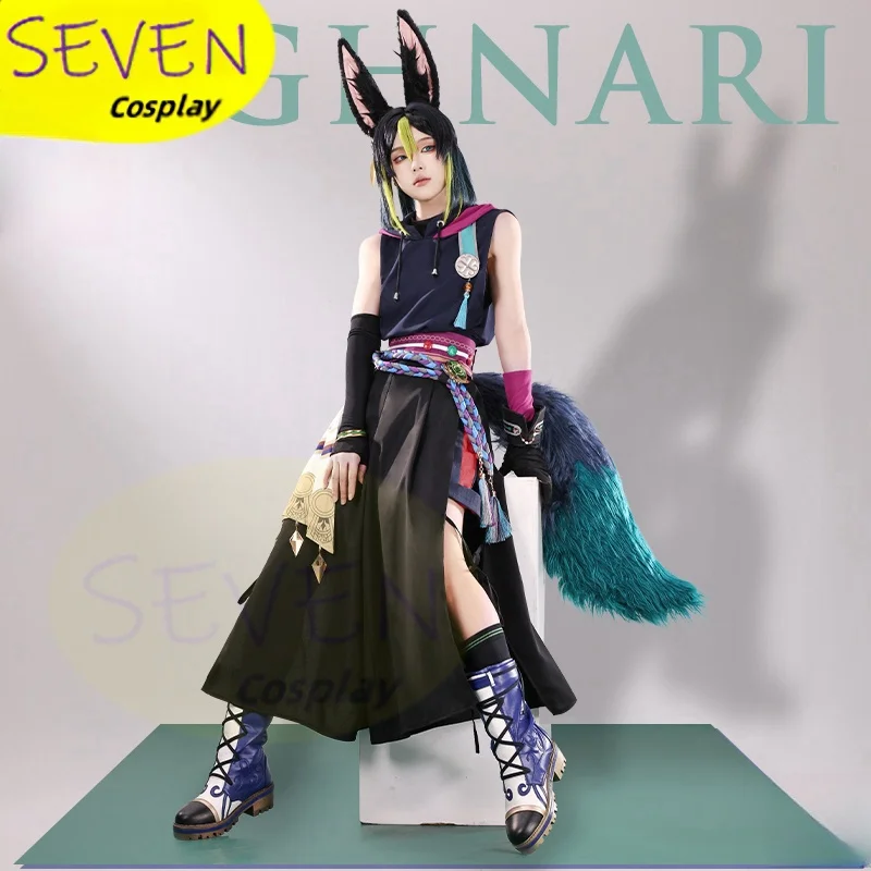 

Tighnari Cosplay Costume Genshin Impact COS Exaggerated And Novel Clothing Trendy Exhibition Dressing SEVEN Cosplay Store