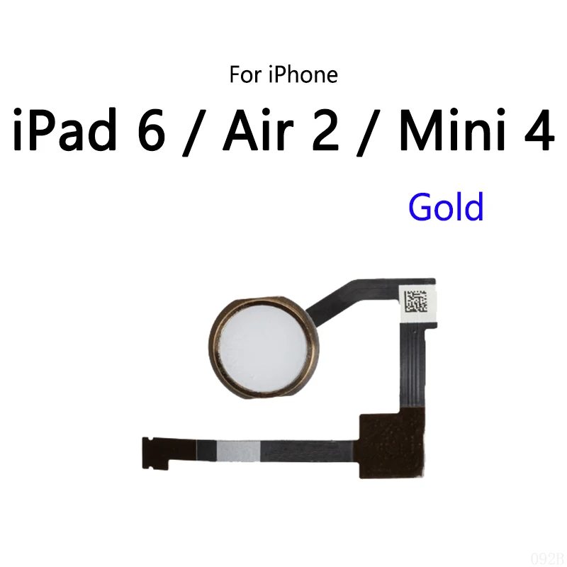 Home Button Fingerprint Scanner Touch ID Menu Return Sensor Flex Cable For iPad 6 / Air2 A1566 A1567 / iPad Mini 4