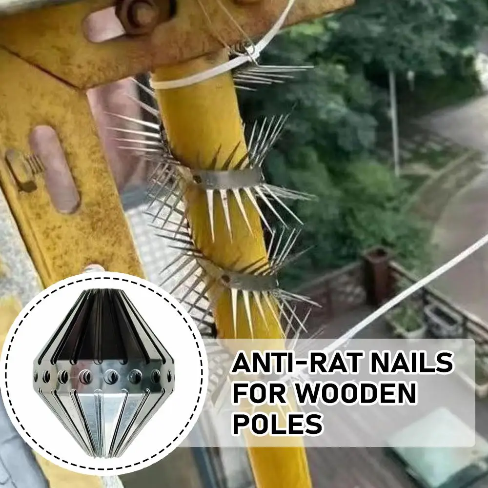 

Отпугиватель голубей из нержавеющей стали, шипы для ногтей, сетка для шипов, противоскользящие шипы для пальцев на крыше