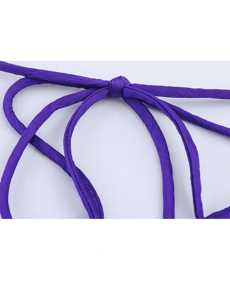 여성용 신상 섹시 백리스 언더웨어 미디 슬리브리스 드레스 여성 우아한 실크 새틴 텍스처 슬림 레이스업 롱 드레스