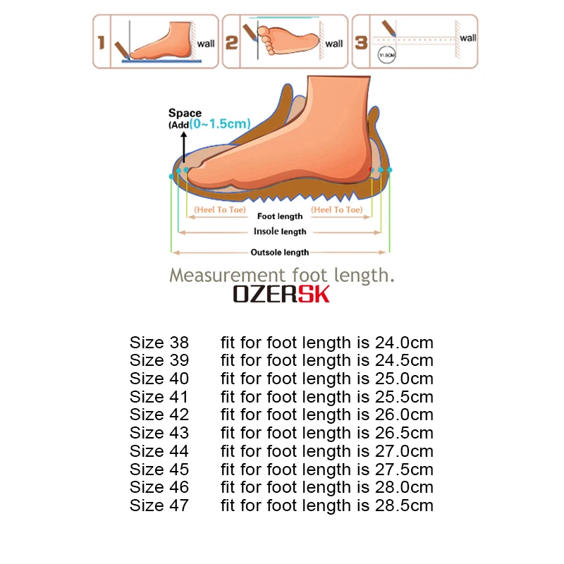 OZERSK New Casual Men Soft Sandals Comfortable Summer Leather Sandals Men Roman Summer Outdoor Beach Sandals Men Big Size 38-47