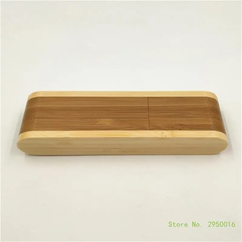 Bamboo Pen Box Pen Display Holder Wood Pencil Box with Lid Pen Gift Box Desktop Stationery  for Single Pen