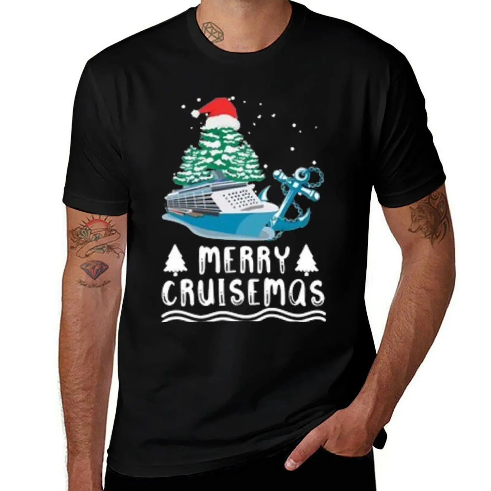 

Merry Cruisemas T-Shirt man t shirt summer t shirts for man cotton cotton t shirt pack T-shirt