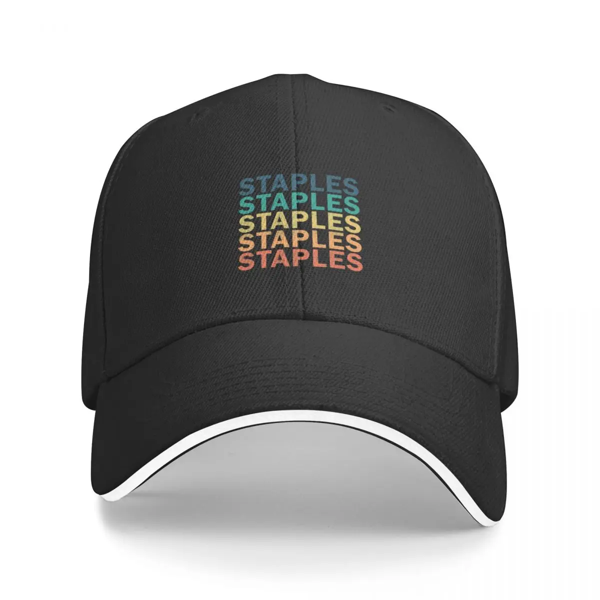 Staples Name T Shirt - Staples Vintage Retro Staples Name Gift Item Tee Baseball Cap party Hat summer hat tea Hat Male Women's