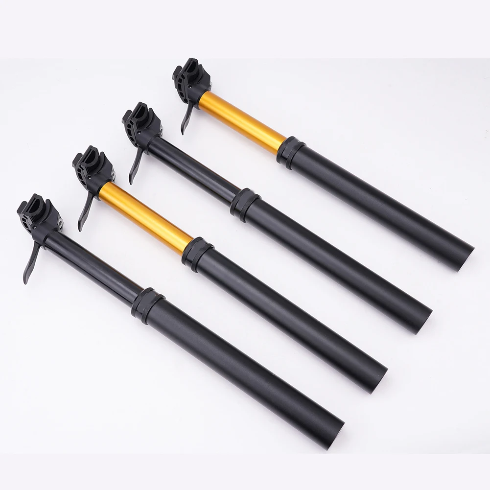 

Bike Shock Absorber Dropper Seatpost - 27.2/30.9/31.6mm Hand-Controlled Hydraulic Type Height-Adjustable For Mountain Bikes