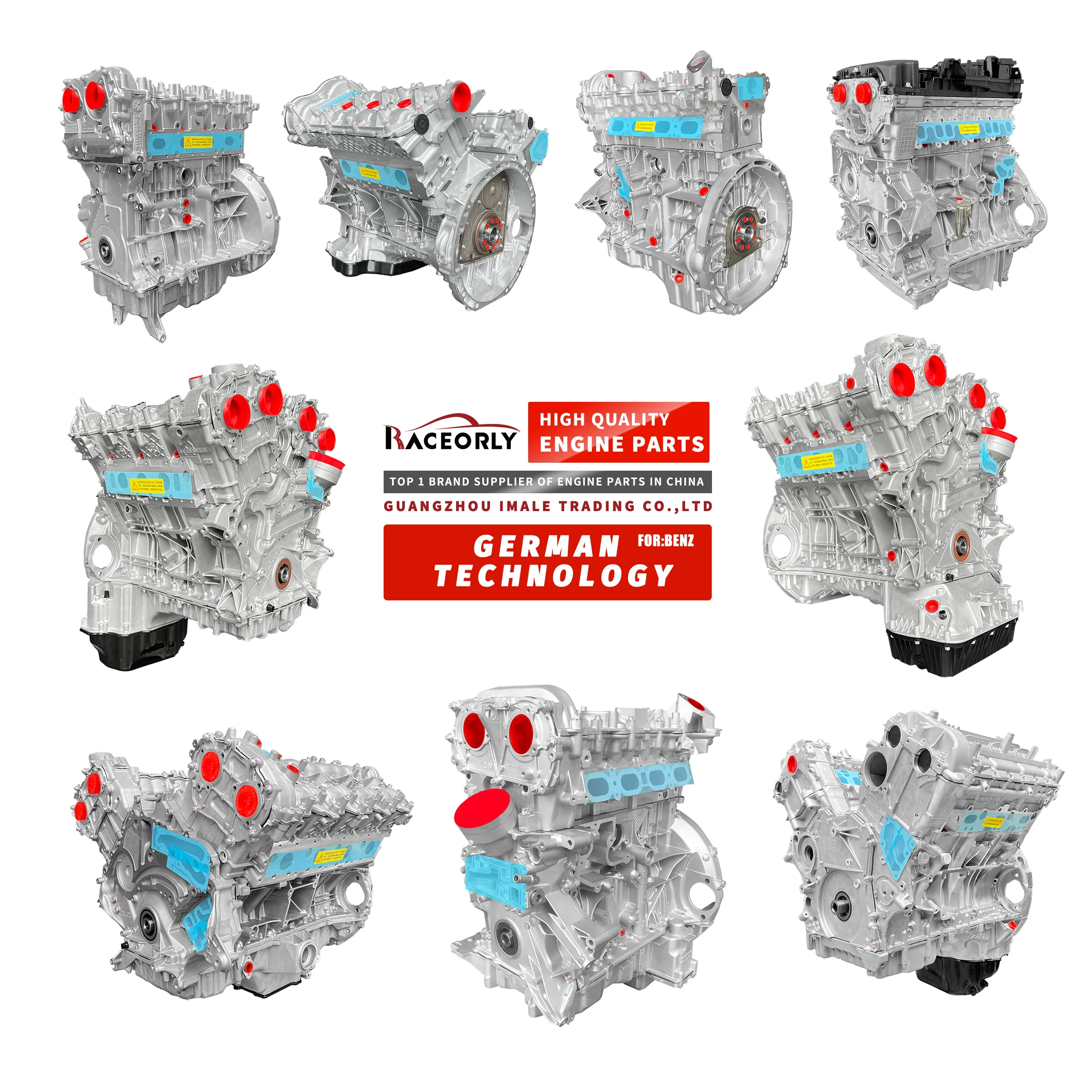 Raceorly Professional OEM ODM Service Car Engine Engine Assembly For Mercedes-Benz M642 Diesel