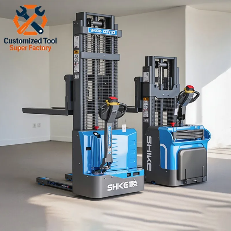Pallet stacker Electric forklift Pallet lift 1000kg 1500kg 2000kg Semi-electric stacker price