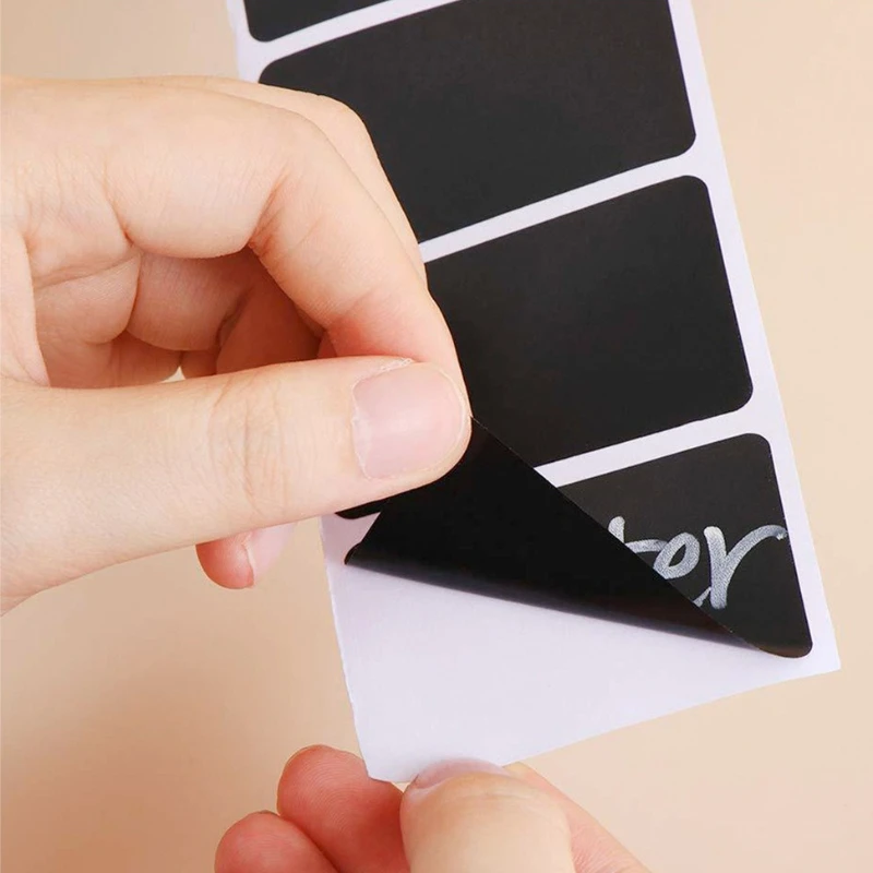 120/800PCS Spice Sticker with Erasable Pen Waterproof Removable Label Sticker Jar Bottle Tag Sticker Office Home Kitchen Decor