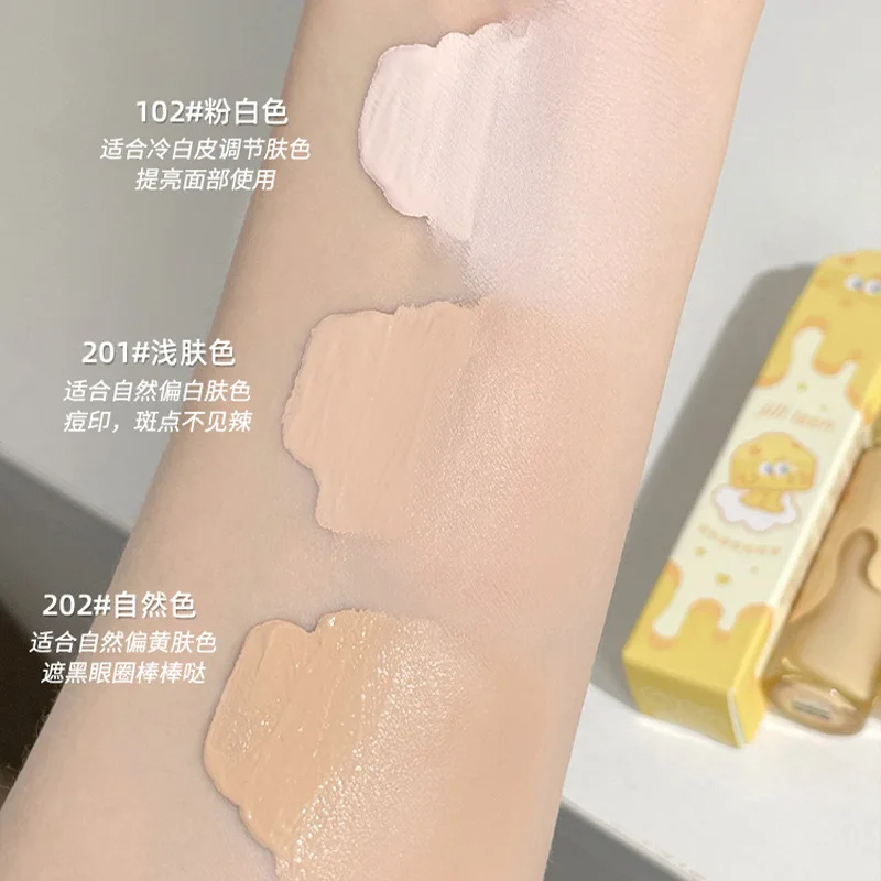 JILL LEEN Liquid Concealer to Cover Lacrimal Groove Spots Acne Marks Black Eye Circles Moisturizing Foundation Face Makeup