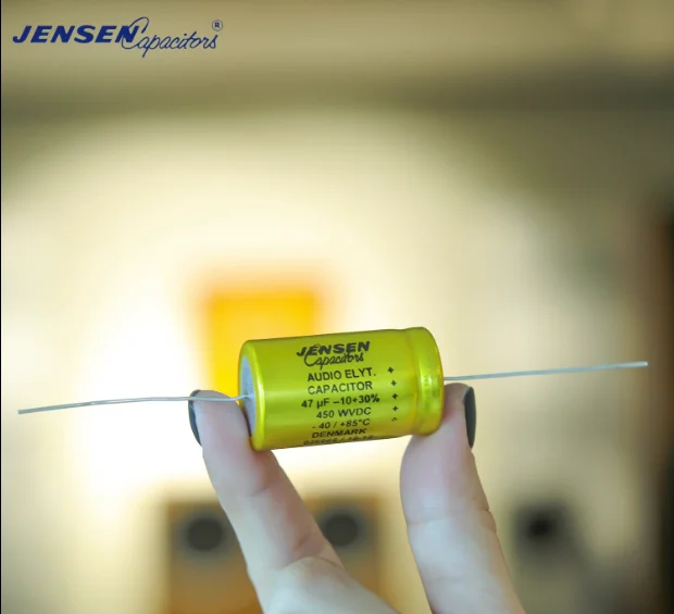 2pcs/lot Jensen 47uf 450v 21X37mm Electrolytic capacitor Danish handicraft free shipping