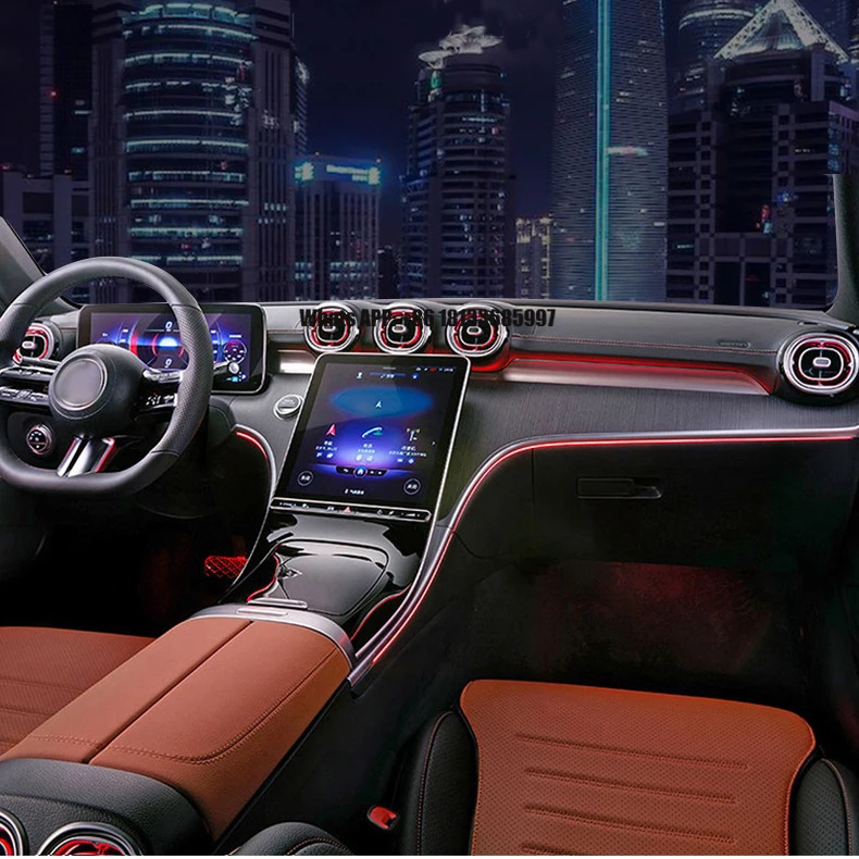 

Car Light Strips Auto Interior Atmosphere Lamp Symphony Car Interior Ambient Light for New C/GLC-class W206 X254