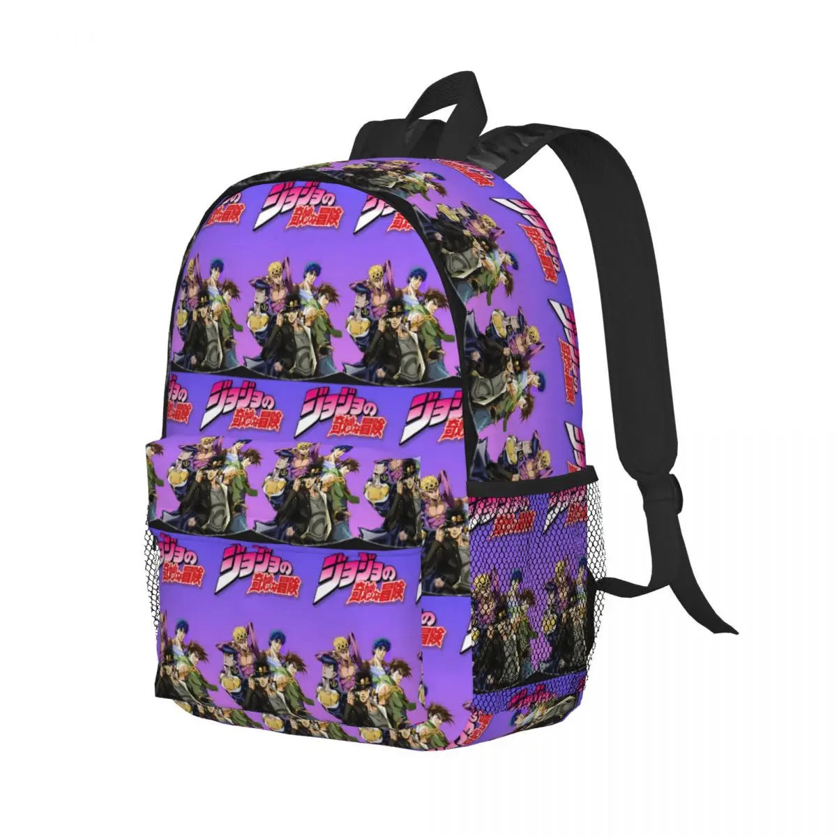 Jojo Bizarre Adventure Anime Cartoon Backpack Student Boys Girls BookBag Children School Bag Computer Shoulder Bag for Men Women