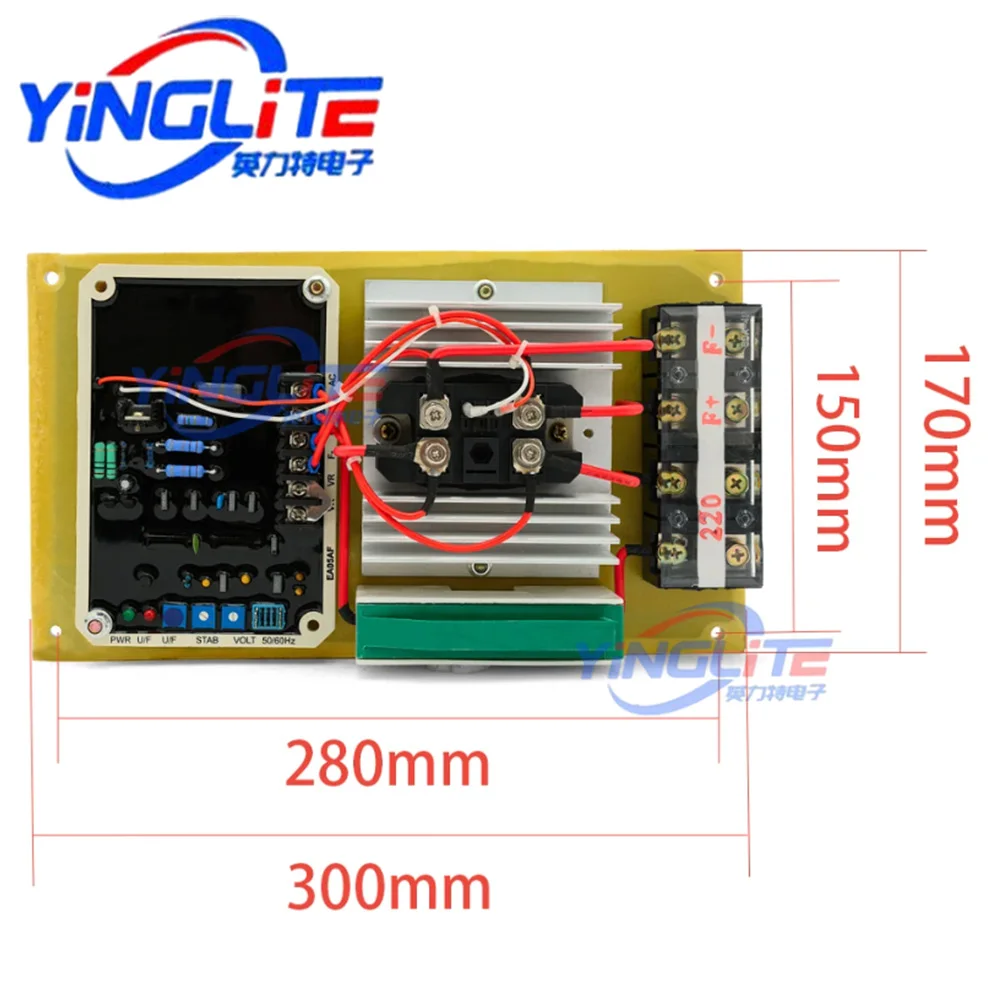 Automatic Voltage Regulator Excitation Regulator Module with Rectifier Single Phase 75A Parts