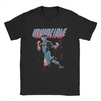 Mark Grayson Of Invincible   T Shirts Men's  Cotton Novelty T-Shirt Round Neck Anime Tees Short Sleeve Clothing Party