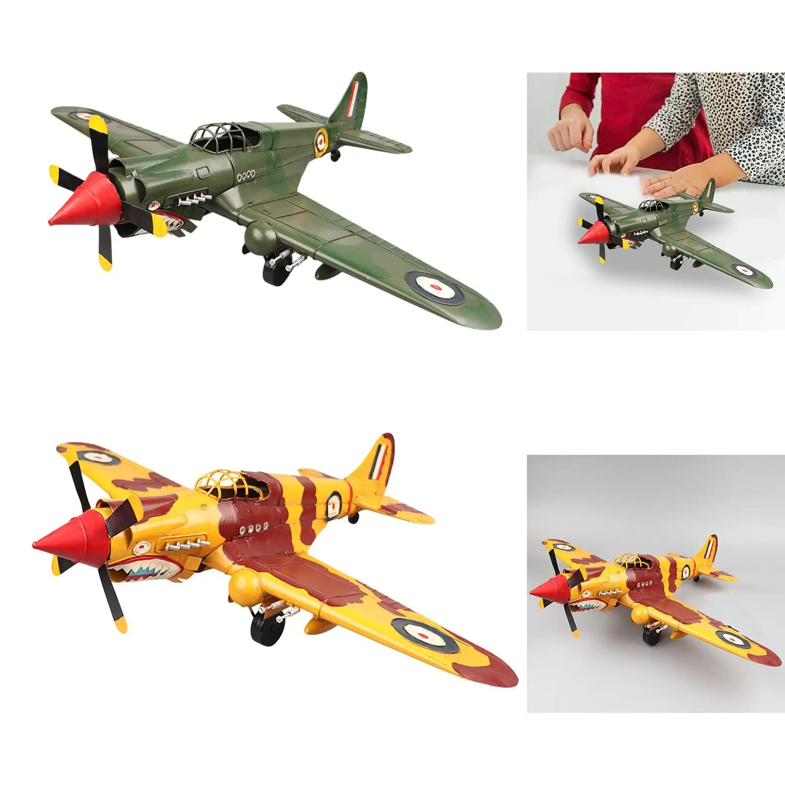 

Aircraft Model Home Decor Creative Fighter Model for Office Cafes Bookshelf