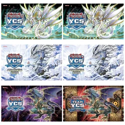 Card pad Yu-Gi-Oh! Chaos Emperor Ascension Sky Dragon Diy Single version Action Toy Figures Anime Game Collection Battle mat