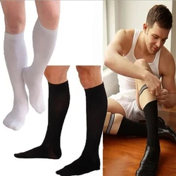 Sexy Ultra-Thin Men Stockings Seamless Over Knee Soft Stretchy Hosiery Business Velvet Transparent Leg Long Tube Socks 1 Pair