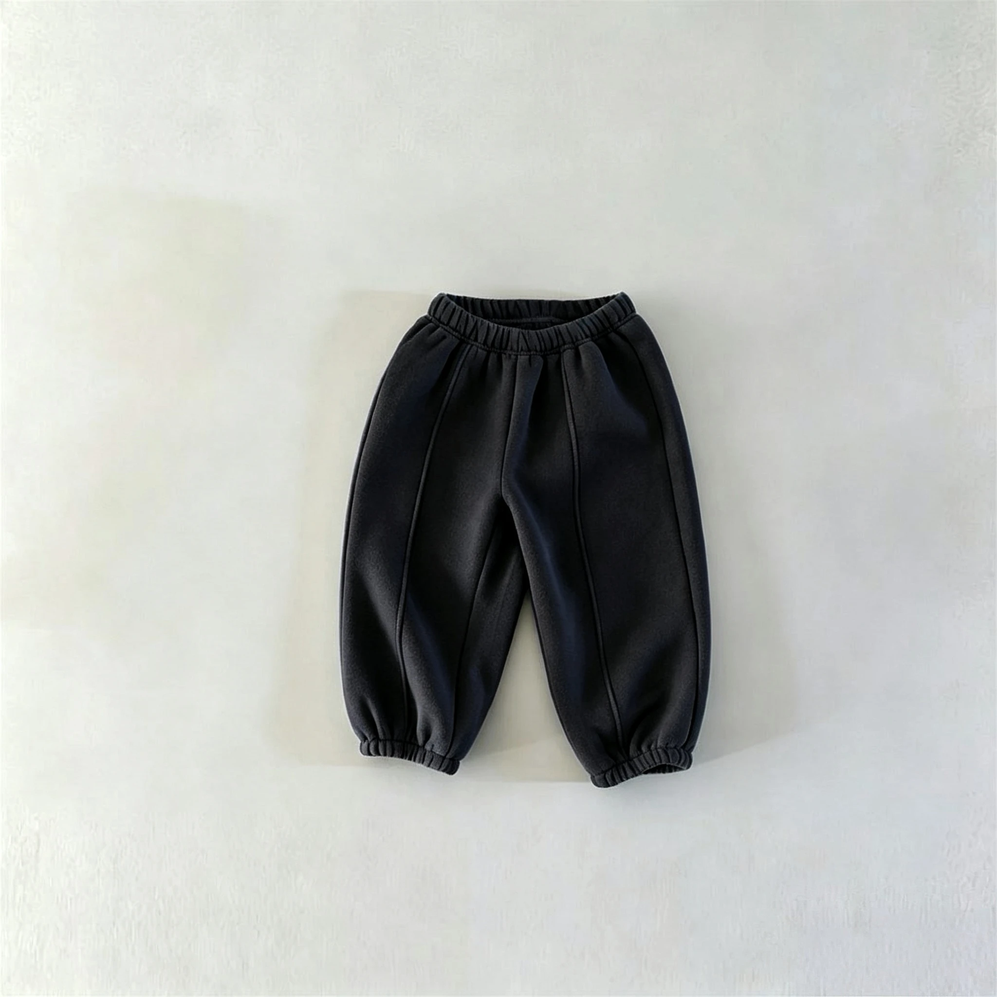 Fall Winter Boys Clothes Casual Sweatpants Solid Color Simple Versatile Kids Trousers Children Thicken Warm Korean Sports Pants