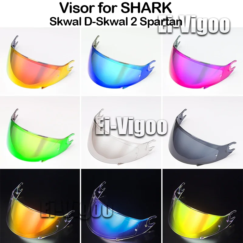 For SHARK D Skwal D-Skwal 2 Spartan Helmet Visor Full Face Replacement Helmet Lens Visor Accessories Capacete Windshield