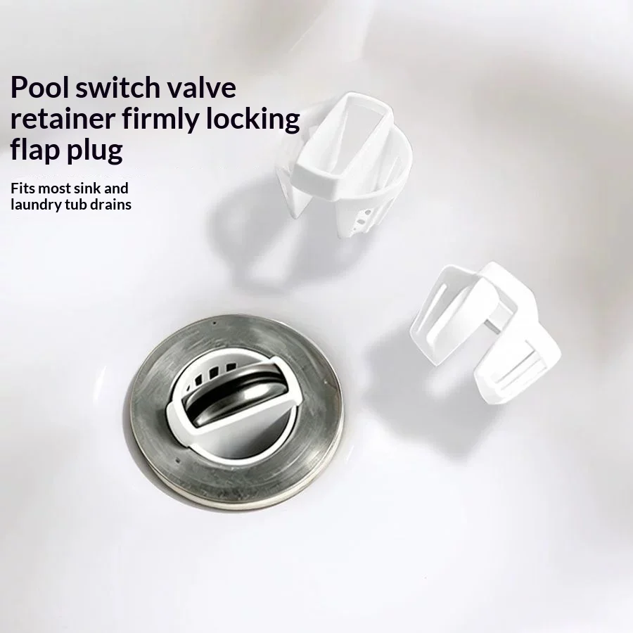 Bathroom Sink Drain Filter Basket Plastic Basin Drain Stopper Hair Catcher Anti‑Clog Sewer Trap for Wash Basin Accessories