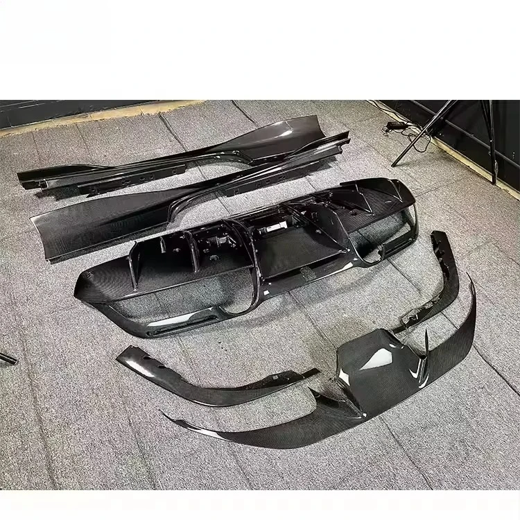 

High Quality Auto Parts Dry Carbon Fiber Front Bumper Splitter for Ferrari F8 2019-2021