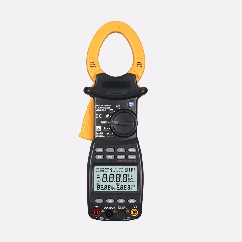 Portable 6000 Counts Clamp Meter Auto Range Power Meter