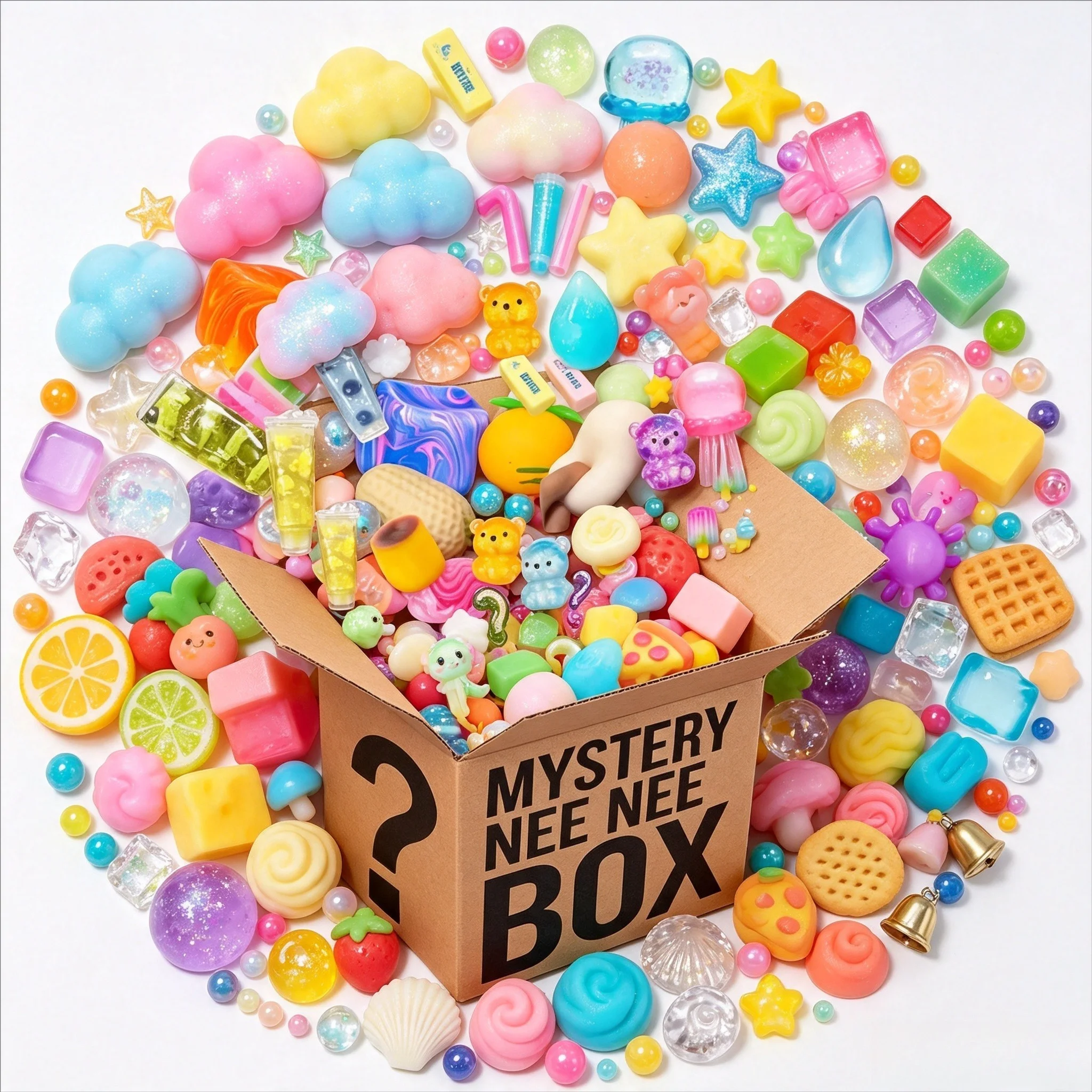 Sports Equipment Box - 100+ Stück Sortierte Squishy-Figuren Blind Box