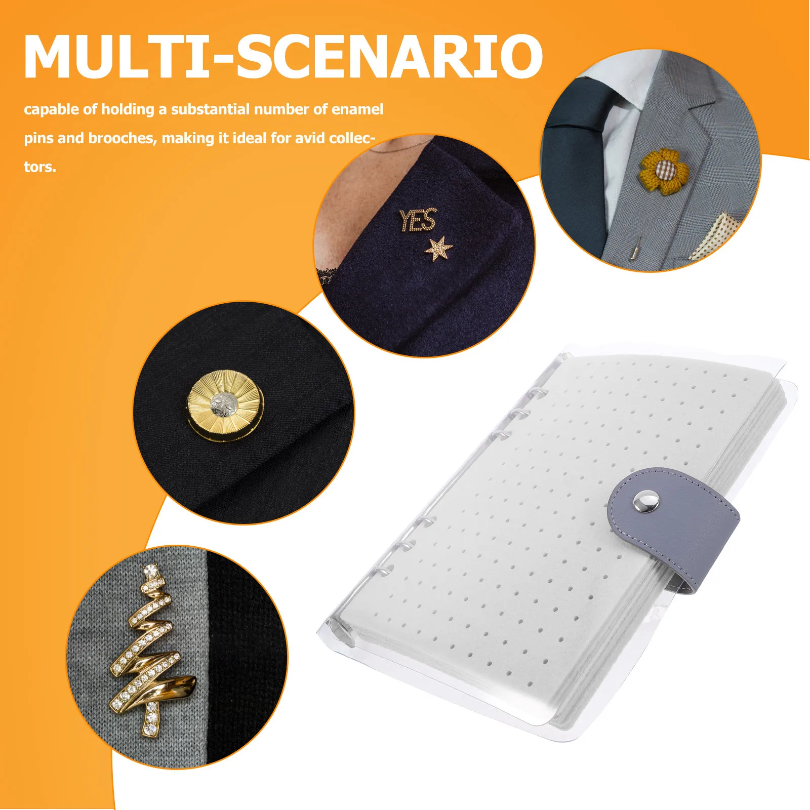 المينا دبوس المنظم كتاب سعة كبيرة دبوس عرض متعدد الوظائف بروش شارة تخزين حامل حامل بروش