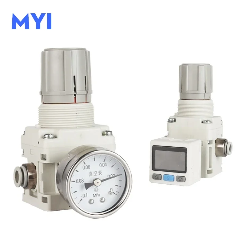 HLH Precision Pressure Regulator IRV10/IRV20-C06/C08 IRV10-C06 IRV20-C06 Regulator Pressure Reducing Valve With Bracket Gauge