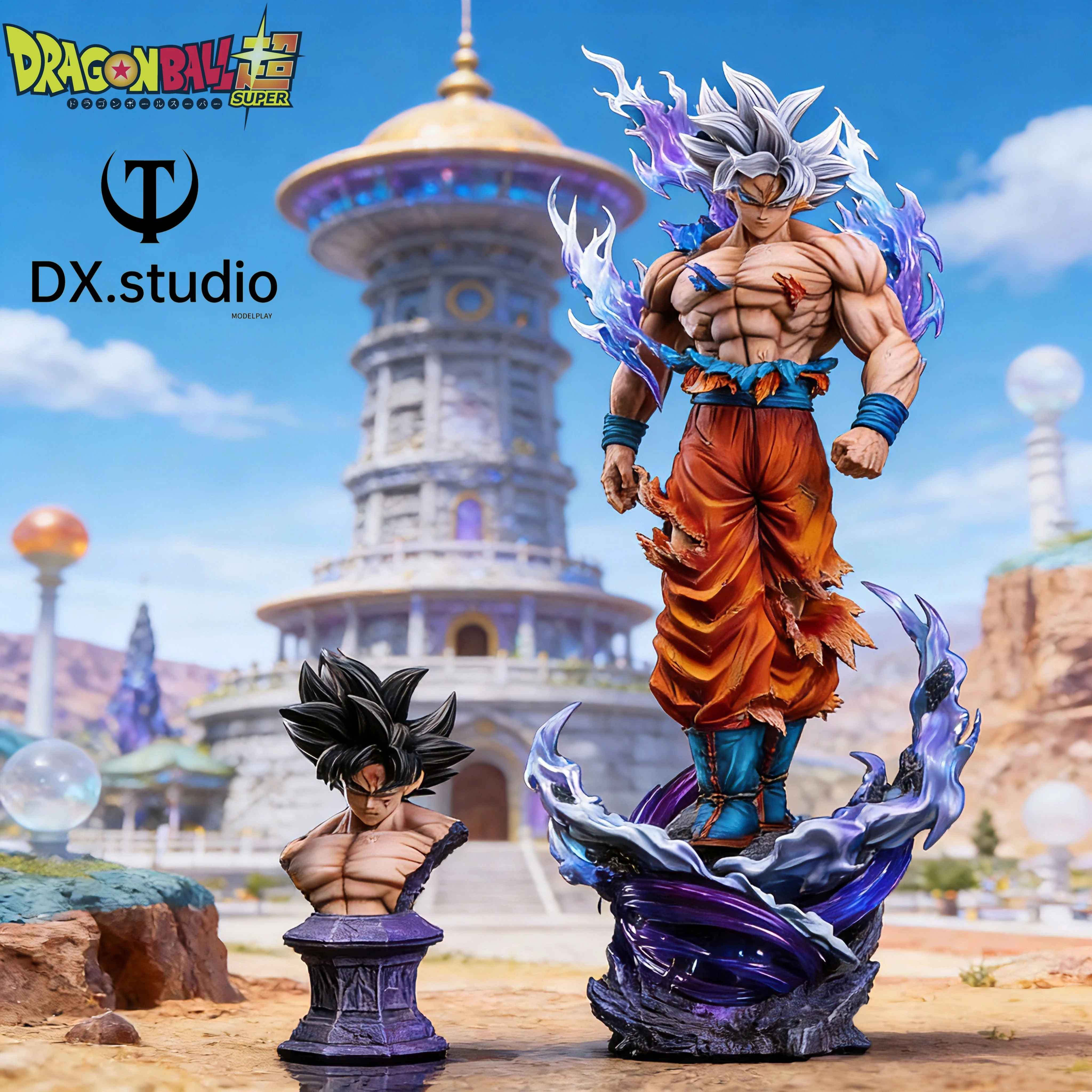 

Clouds Rising Zizai Ultimate Skill Wukong Super Saiyan SSj3 Dragon BallZ 16.53Inch/42cm Can be move PVC Battle Figure Toys Gifts