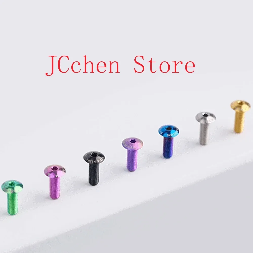 

M4x16mm TC4 GR5 Titanium Alloy Screw For windscreen Motorcycle DIY