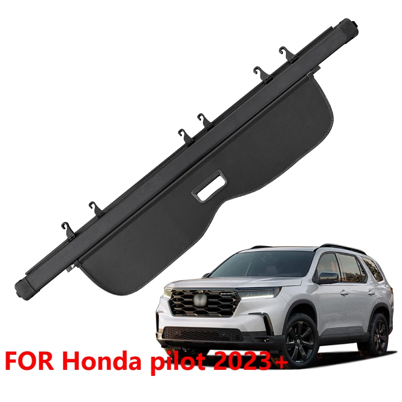 For Honda pilot 2023+ Retractable Cargo Cover for Trunk Privacy, Auto Interior Accessory