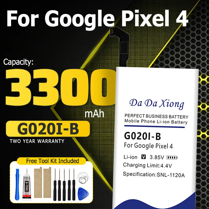 NEW G020I-B 3300mAh Battery for Google Pixel 4 Batteries