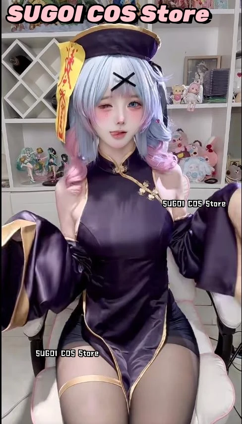 

Костюм для косплея Little Zombie с кроличьими отверстиями{SUGOI COS}Mikuuus, сексуальное облегающее Ципао в китайском стиле, женские костюмы на Хэллоуин, ролевая игра