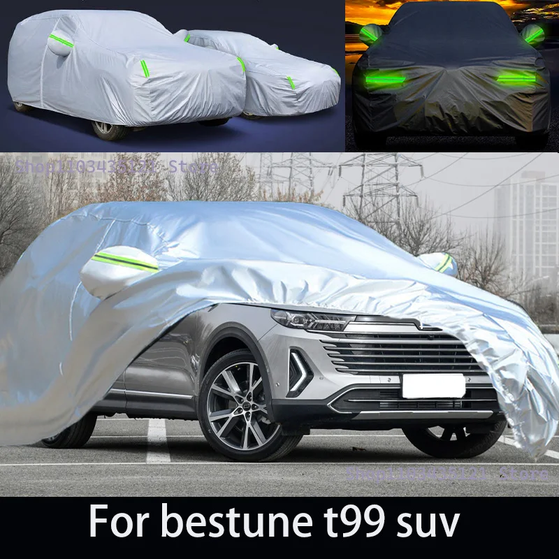 

For bestune t99 suv Outdoor Protection Full Car Covers Snow Cover Sunshade Waterproof Dustproof Exterior Car accessories