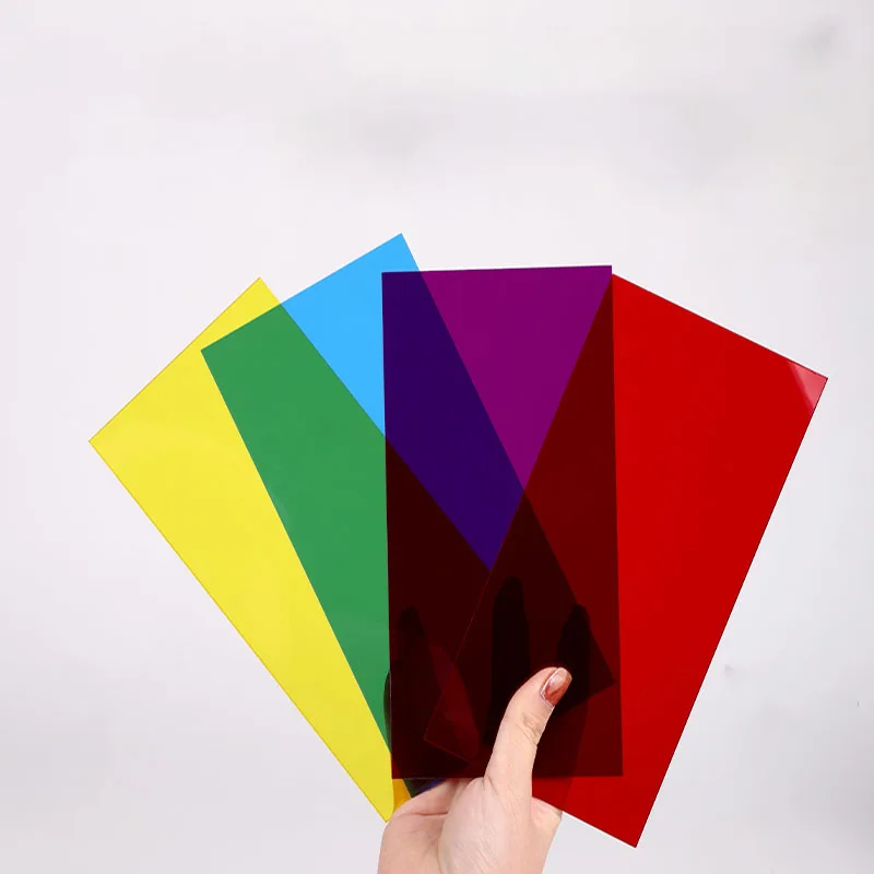 Bunte durchscheinende Acryltafel-Dekoration, DIY-Dicke: 3 mm, 5 mm, 8 mm, 10 mm – Detail 3