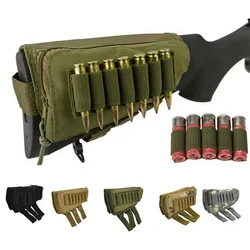 Outdoor Tactical Support Cheek Bag Bullet Bag Accessories Bag 98K CS Military Fan 2-in-1 Bullet Bag Portable stock bag