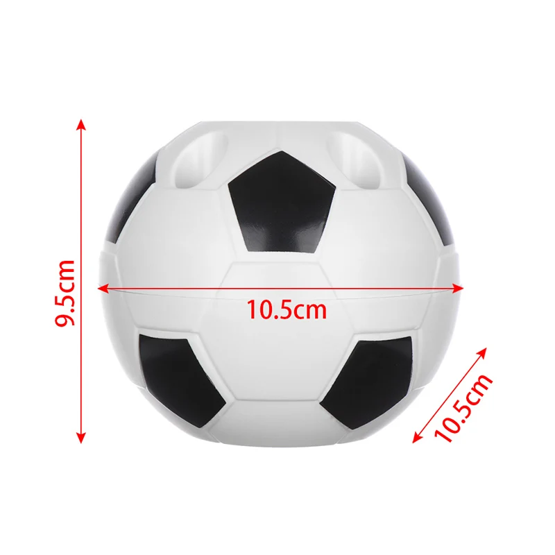 Soccer Shape Tool Home Decoration Student Gifts Supplies Pen Pencil Holder Football Shape Toothbrush Holder Desktop Rack Table