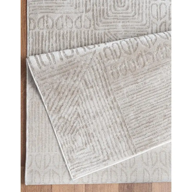 عاجي 5 أقدام 3 بوصة × 7 أقدام 3 في سجادة المنطقة