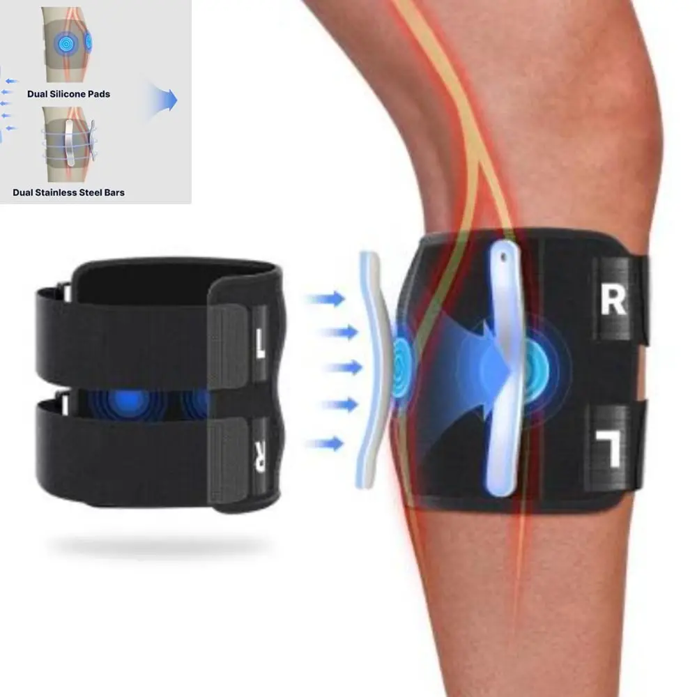 with Dual Pressure Pads Sciatica Pain Relief Brace Devices Non-Slip Adjustable Sciatic Nerve Brace Breathable Stability