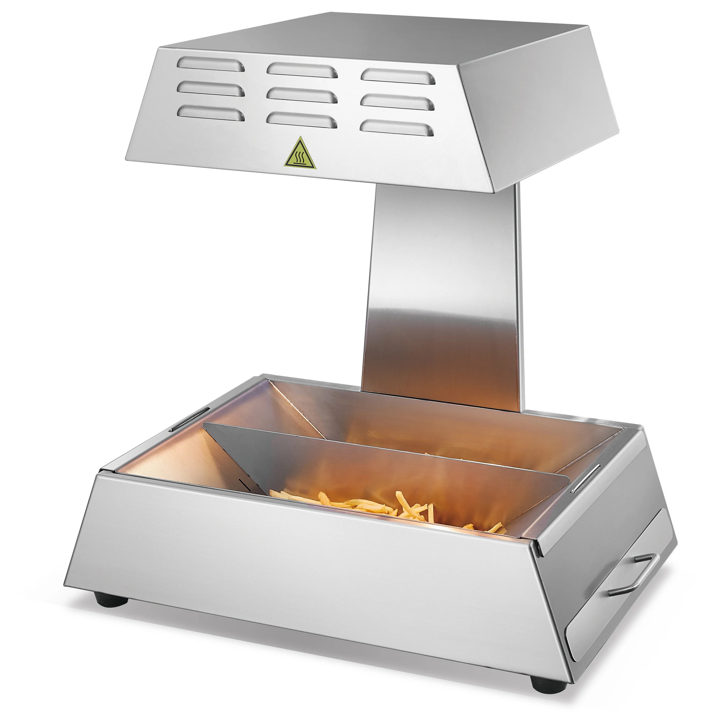 

Commercial Stainless Steel Electric 220V Table Top Chips Fries Warmer Thermostat Machine Durable Food Warming Machine