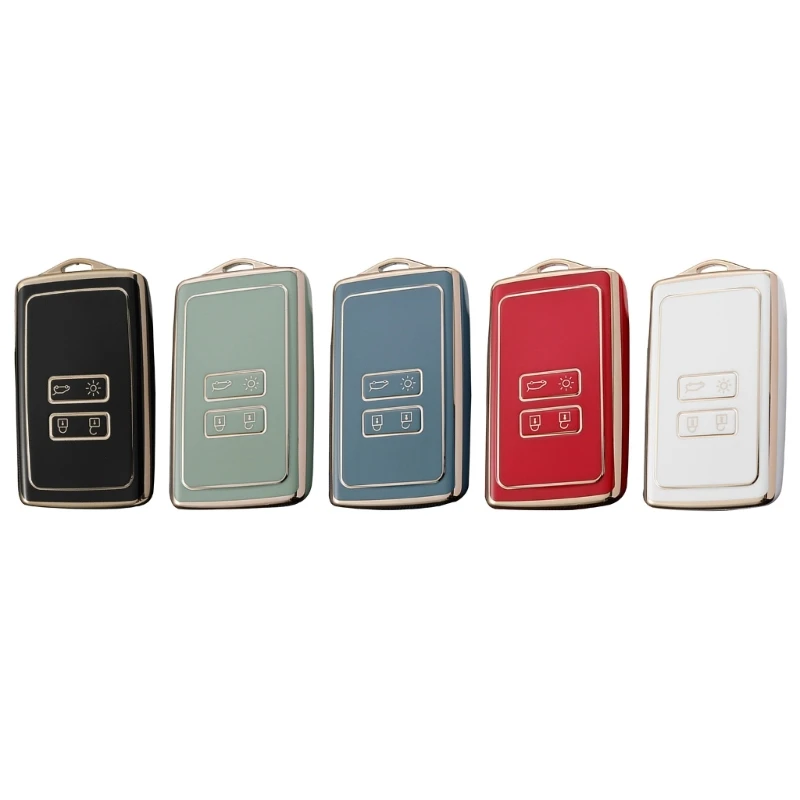 TPU Remote Intelligent Fob Blank Key Fob Cover Case Holder Suitable for Espace/Tce/300 Keyless Entry Remote Car 4 Button