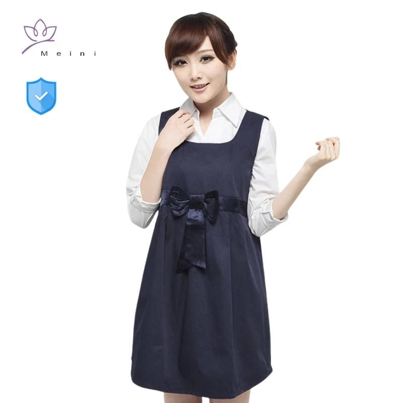Electromagnetic radiation protective metal fiber maternity dress computers, electronic instruments EMR shielding premium clothes