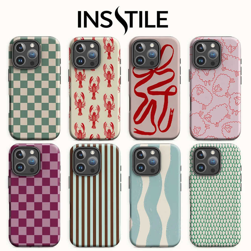 Clmj Fashion Stripe Phone Case for Samsung Galaxy A56 A36 A26 S26 S25 S24 S23 S20FE Ultra Plus 5G Luxury Double-layer Back Cover