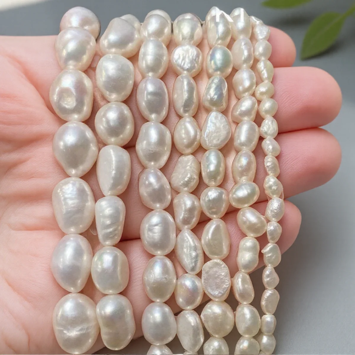 

Natural Freshwater Cultured Pearl Loose Beads Irregular Shape for Necklaces Bracelets Jewelry Making