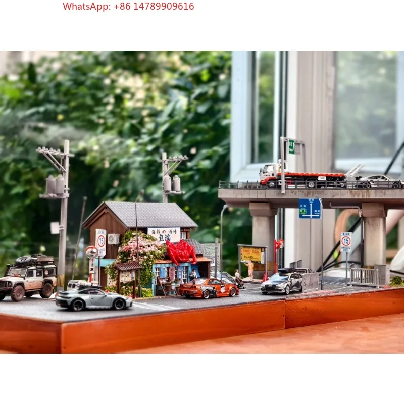 64 scale car model miniature scene, 02 - 