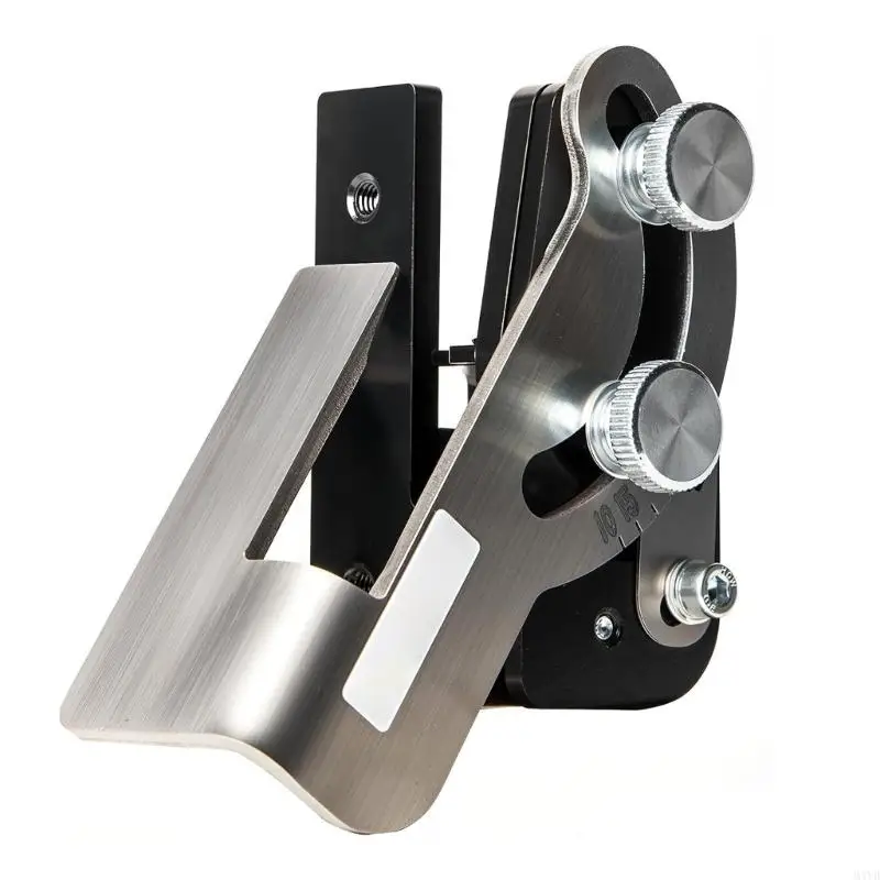 Variable Blade Sharpening Guide Fixture with Scored Index, Two Locking Knobs and Metal Support Plate for Shop Positioning M4YD