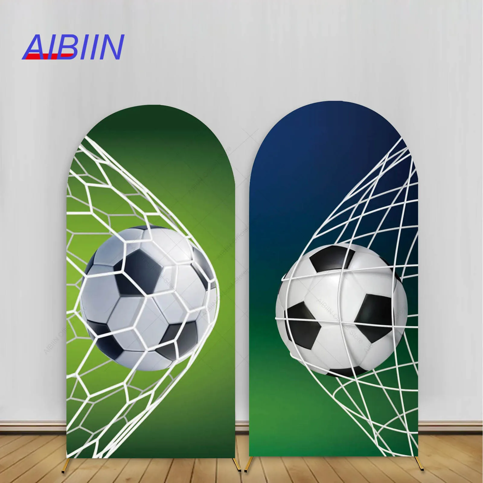 Football Birthday Arch Backdrop Decor Goal Moment Sports Stars Soccer Kids Boy Cake Smash Party Decor Photography Background